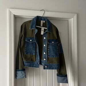 DOLAN Denim Utility Mix Jacket